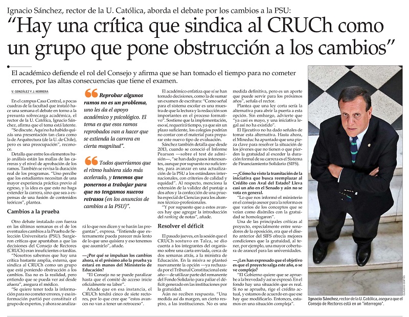 rector Sanchez_El Mercurio 27.4