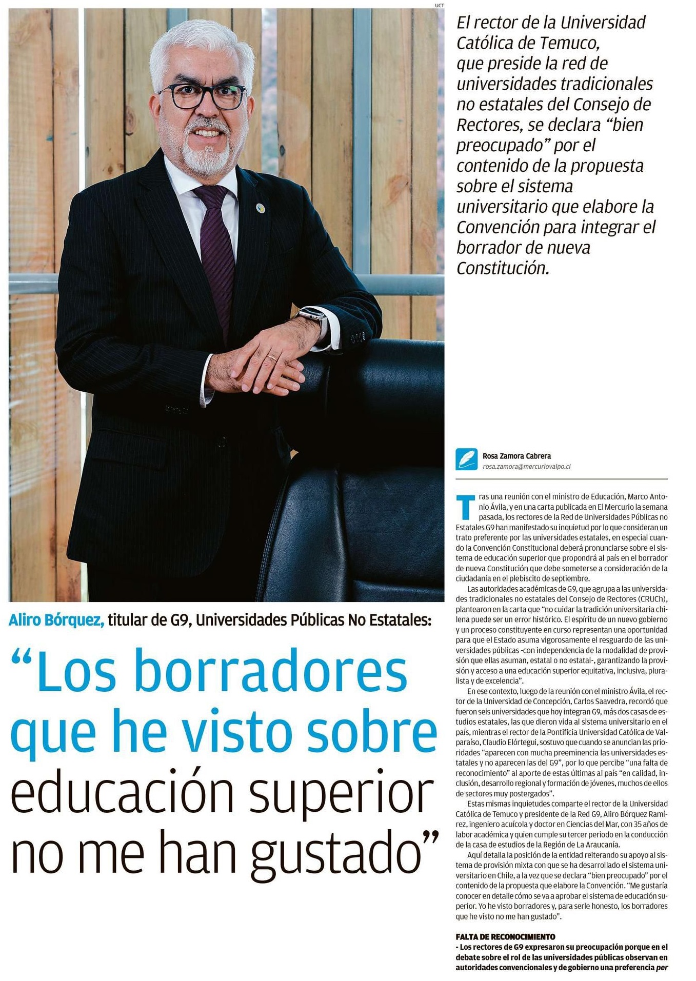 rector borquez el mercurio valpo